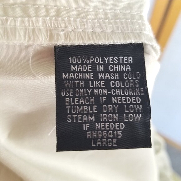 NWT Super Massive brand Cargo pants off-white beige baggy pants women size Large - Picture 8 of 9